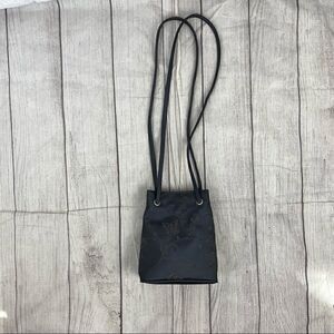Chateau mini bucket bag w/snap close & straps